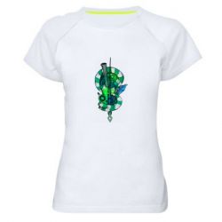 Женская футболка для спорта Символы Слизерина