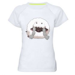 Женская футболка для спорта Sleeping Wooloo - PrintSalon