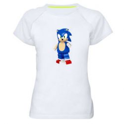 Женская футболка для спорта Sonic Lego - PrintSalon