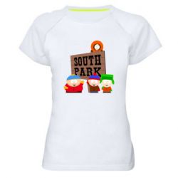 Женская футболка для спорта South Park - PrintSalon