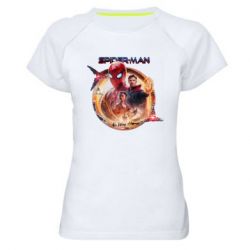 Женская футболка для спорта Spider-Man: No Way Home poster - PrintSalon