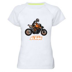 Женская футболка для спорта Sport Bike Art - PrintSalon