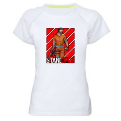 Женская футболка для спорта Standoff 2 Red Logo - PrintSalon