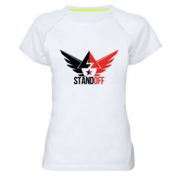Женская футболка для спорта Standoff Brilliant - PrintSalon