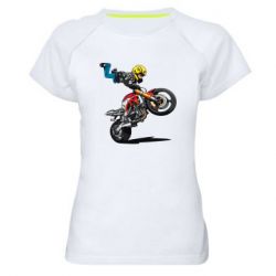 Женская футболка для спорта Stunt - PrintSalon