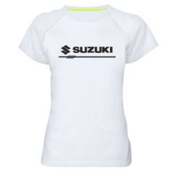 Женская футболка для спорта Suzuki katana logo - PrintSalon