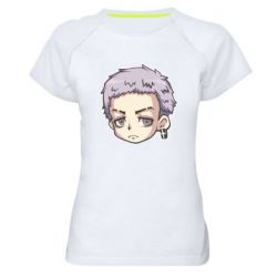 Женская футболка для спорта Takashi Mitsuya chibi - PrintSalon
