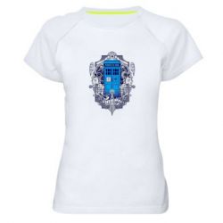 Жіноча футболка для спорту Tardis - PrintSalon