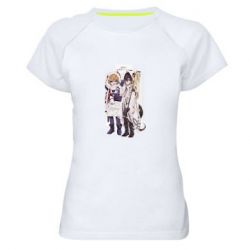 Женская футболка для спорта Тарталья и Моракс - PrintSalon