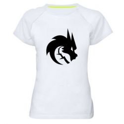 Жіноча футболка для спорту Team Spirit Logo - PrintSalon