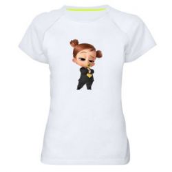 Женская футболка для спорта The Boss Baby 2 Girl - PrintSalon
