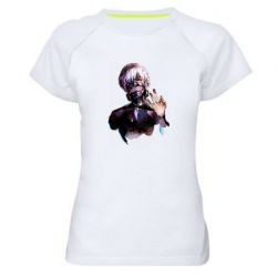 Женская футболка для спорта Tokio Ghoul Kaneki - PrintSalon