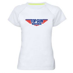 Женская футболка для спорта Top Gun. Maverik - PrintSalon