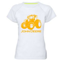 Жіноча футболка для спорту Tractor John Deere - PrintSalon