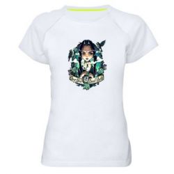 Женская футболка для спорта Уэнздей арт - PrintSalon