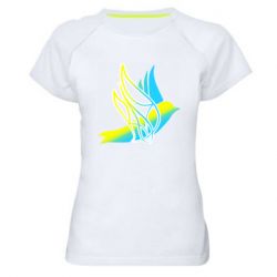 Жіноча спортивна футболка Україна Ластівка - PrintSalon