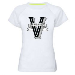 Жіноча футболка для спорту V - PrintSalon