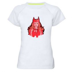 Жіноча футболка для спорту Весела Ванда - PrintSalon