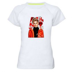 Женская футболка для спорта Влад арт - PrintSalon