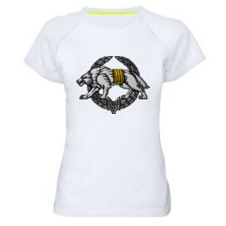 Женская спортивная футболка Волк УССО - PrintSalon