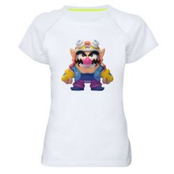 Женская футболка для спорта Wario - PrintSalon