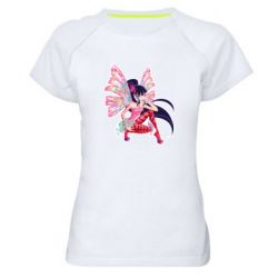 Женская футболка для спорта Winx Musa Sirenix - PrintSalon