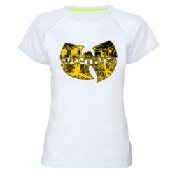 Женская футболка для спорта Wu-Tang logo art - PrintSalon