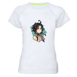 Женская футболка для спорта Xiao portrait - PrintSalon