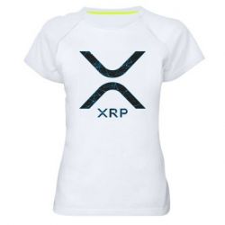 Женская футболка для спорта XRP Ripple - PrintSalon