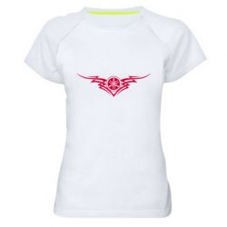 Женская футболка для спорта Yamaha Lines Art - PrintSalon