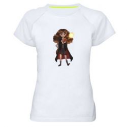 Жіноча футболка для спорту Кумедна Герміона - PrintSalon