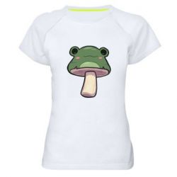 Женская футболка для спорта Жабо-гриб - PrintSalon