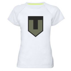 Женская спортивная футболка ЗСУ лого - PrintSalon