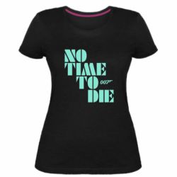 Женская премиум футболка 007 No Time To Die - PrintSalon
