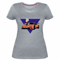 Женская премиум футболка A4 Lamba