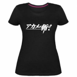 Женская премиум футболка Akame Ga Kill Original Logo - PrintSalon