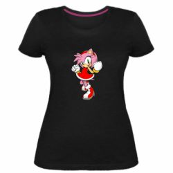 Жіноча преміум футболка Amy Rose with smile - PrintSalon