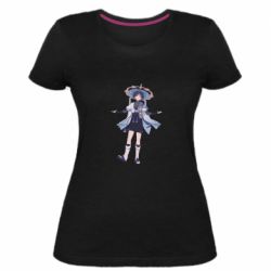 Женская премиум футболка Anemo wanderer - PrintSalon