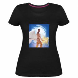 Женская премиум футболка Angel Billy - PrintSalon