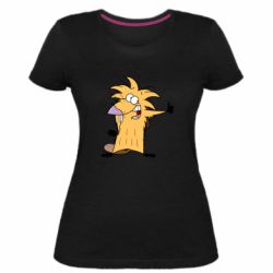 Женская премиум футболка Angry Beavers: Norbert - PrintSalon