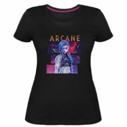 Жіноча преміум футболка Arcane tv LoL - PrintSalon