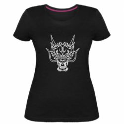 Женская премиум футболка Asian dragon - PrintSalon