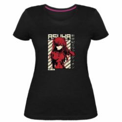 Жіноча преміум футболка Аска Євангеліон - PrintSalon