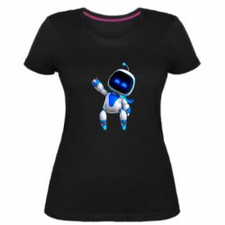 Женская премиум футболка Astrobot - PrintSalon