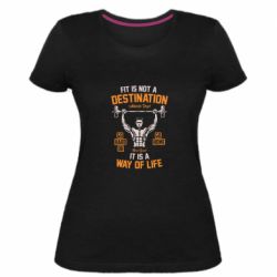 Женская премиум футболка Athletic Dept - PrintSalon