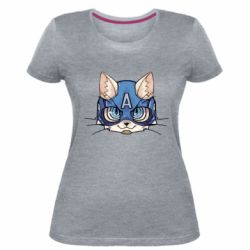 Жіноча преміум футболка Avenger Cat - PrintSalon