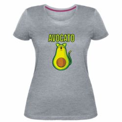 Женская премиум футболка Avocato - PrintSalon