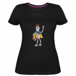 Жіноча преміум футболка Бандер українець - PrintSalon