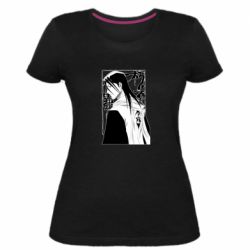 Женская премиум футболка Бьякуя Кучики - PrintSalon