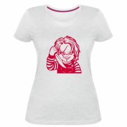 Жіноча преміум футболка Чакі - PrintSalon